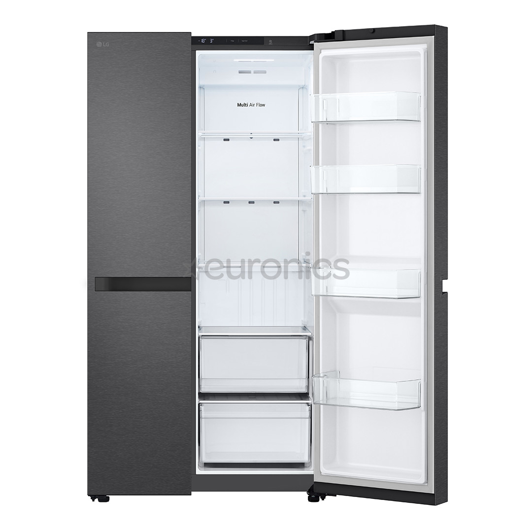 LG, NoFrost, 664 L, kõrgus 179 cm, must - Külmik