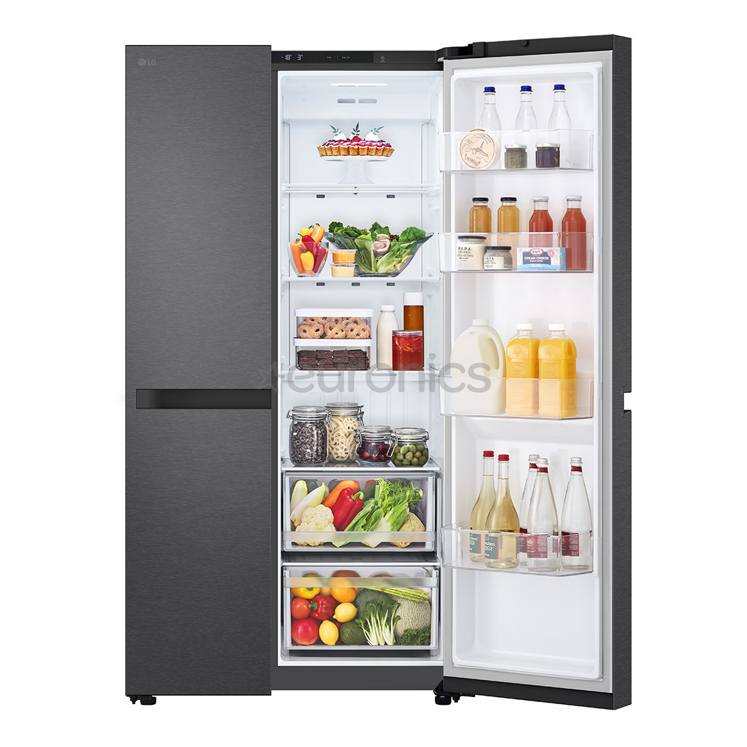 LG, NoFrost, 664 L, kõrgus 179 cm, must - Külmik