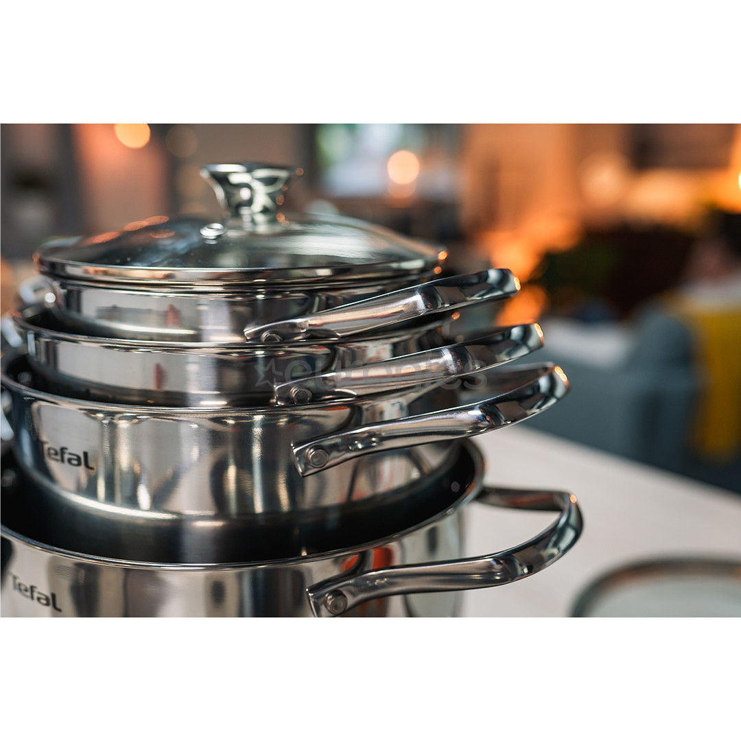 Tefal Cook Eat, 16/20/24 cm, 7-osaline - Pottide komplekt + kaaned