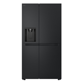 LG, Water & Ice Dispenser, 641 L, height 179 cm, black - SBS-Refrigerator