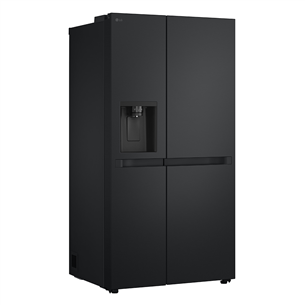 LG, Water & Ice Dispenser, 641 L, height 179 cm, black - SBS-Refrigerator