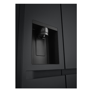 LG, Water & Ice Dispenser, 641 L, height 179 cm, black - SBS-Refrigerator