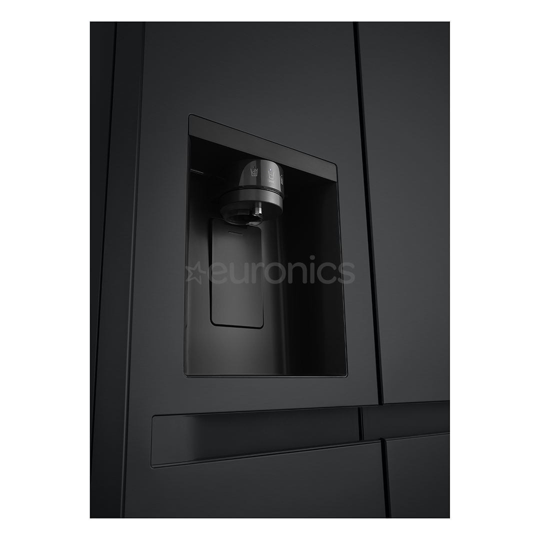 LG, Water & Ice Dispenser, 641 L, height 179 cm, black - SBS-Refrigerator