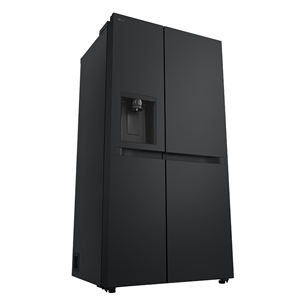 LG, Water & Ice Dispenser, 641 L, height 179 cm, black - SBS-Refrigerator