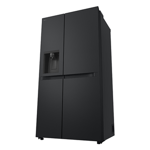 LG, Water & Ice Dispenser, 641 L, height 179 cm, black - SBS-Refrigerator