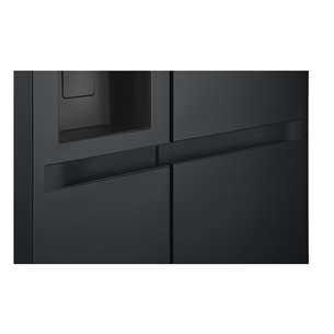 LG, Water & Ice Dispenser, 641 L, height 179 cm, black - SBS-Refrigerator