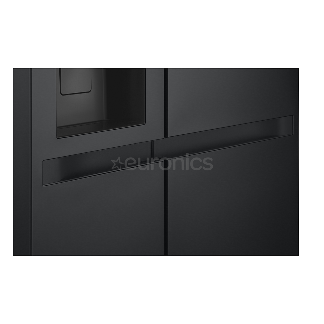 LG, Water & Ice Dispenser, 641 L, height 179 cm, black - SBS-Refrigerator