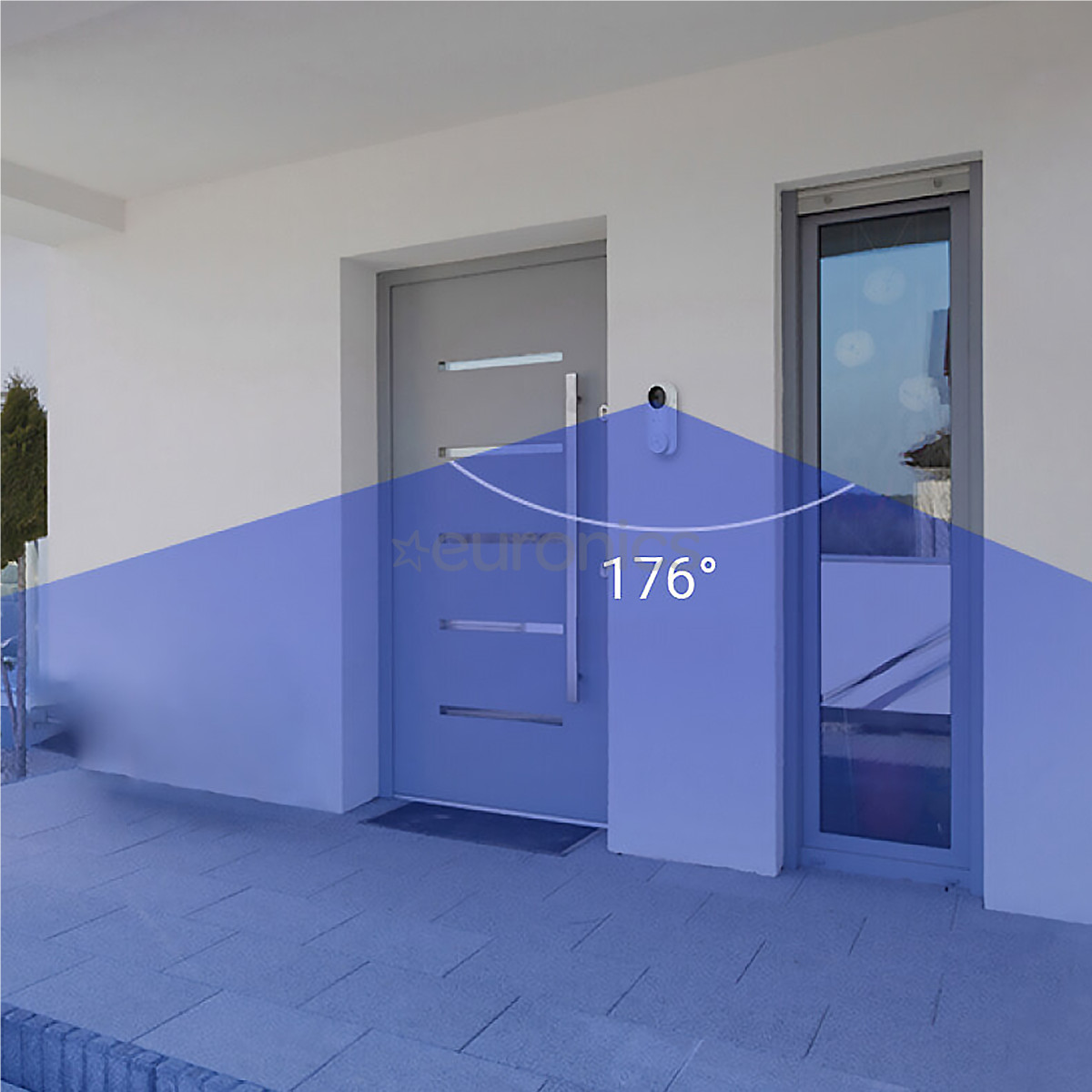 EZVIZ DB2 Pro, 2K, battery powered, white - Smart Doorbell with Camera