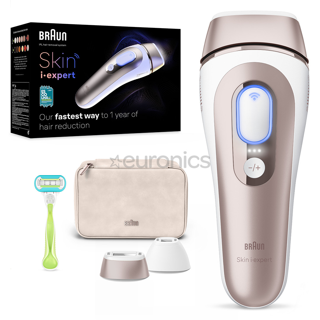 Braun IPL Skin i-Expert Pro 7 PL7147, white/golden - IPL hair removal device
