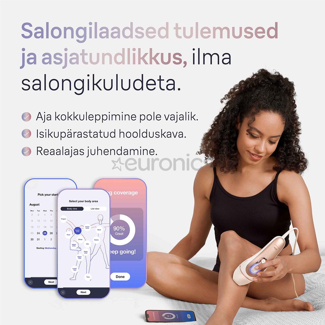 Braun IPL Skin i-Expert Pro 7 PL7147, white/golden - IPL hair removal device