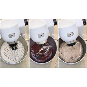 Bosch, Series 6, 1600 W, white - Kitchen machine