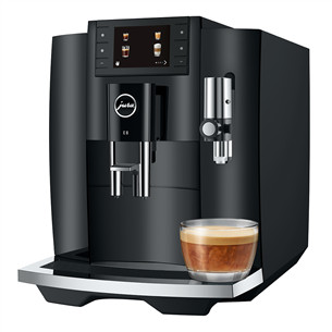 JURA E8 Piano Black (EC), must - Espressomasin