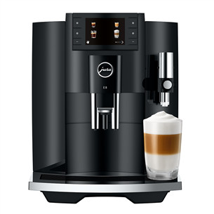 JURA E8 Piano Black (EC), must - Espressomasin
