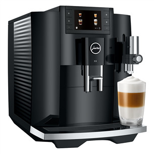 JURA E8 Piano Black (EC), must - Espressomasin