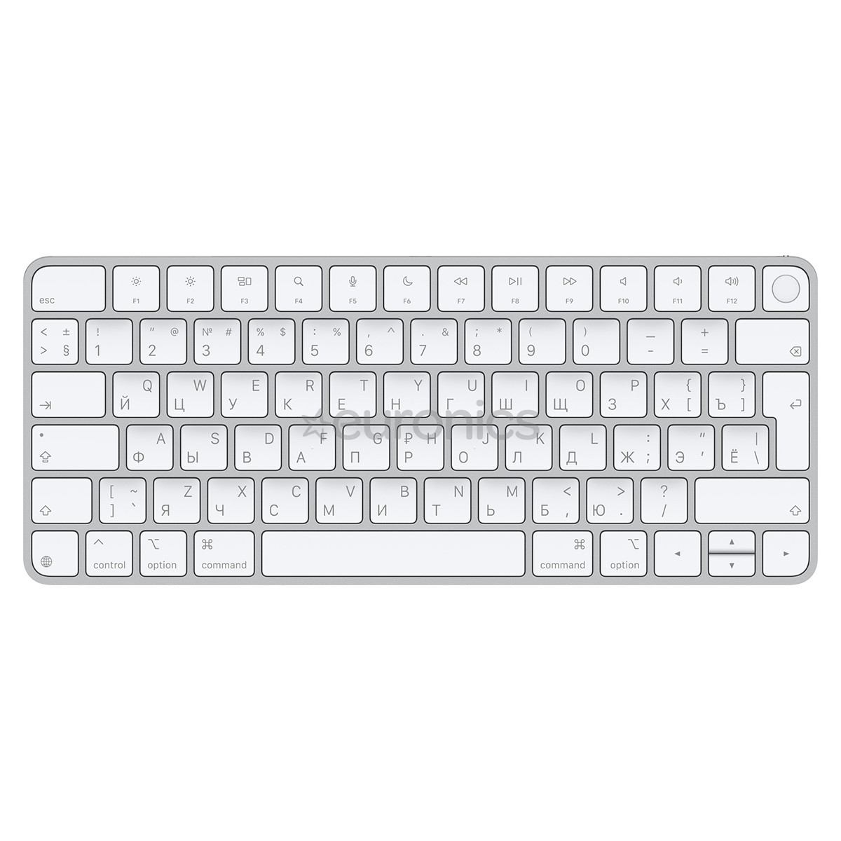 Apple Magic Keyboard with Touch ID, RUS, white - Wireless keyboard
