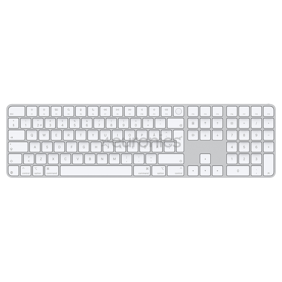 Magic Keyboard with Touch ID and Numeric Keypad, SWE, valge - Juhtmevaba klaviatuur