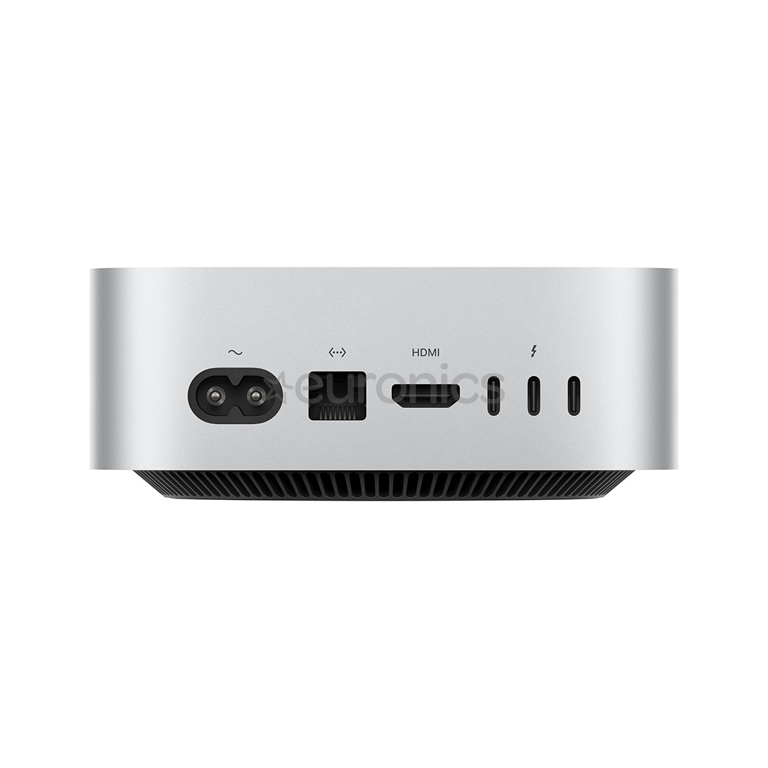 Apple Mac Mini (2024) M4 10C/10C, 16 GB, 512 GB, silver - Desktop PC