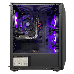 Intop Gaming ER607146, Ryzen 5, 16 ГБ, 512 ГБ, RTX3050, черный - Настольный компьютер
