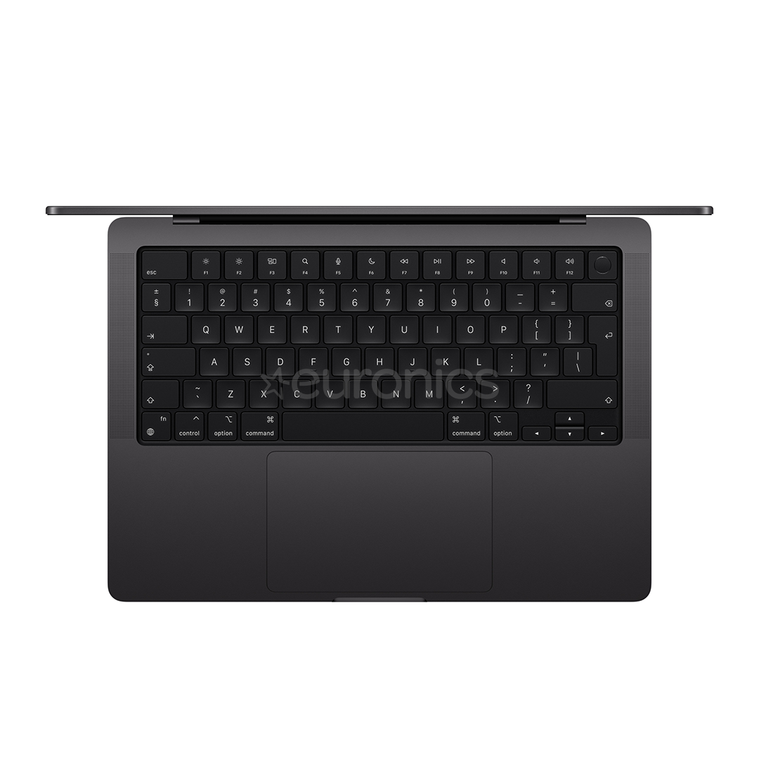 Apple MacBook Pro 14 (2024) M4 Pro, 12C/16C, 24 GB, 512 GB, SWE, must - Sülearvuti