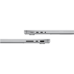 Apple MacBook Pro 14 (2024) M4 Pro, 14C/20C, 24 GB, 1 TB, SWE, hõbe - Sülearvuti