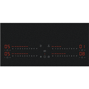 Electrolux 700 SenseBoil, laius 58 cm, must - Integreeritav induktsioonpliidiplaat