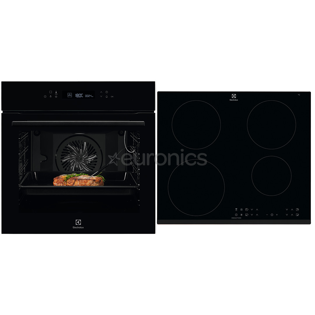 Electrolux, 71 L, must - Integreeritav ahi + induktsioonpliidiplaat