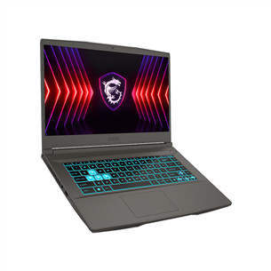 MSI Thin A15, 15,6'', 144 Hz, Ryzen 5, 16 GB, 512 GB, RTX 3050, ENG, cosmos gray - Notebook