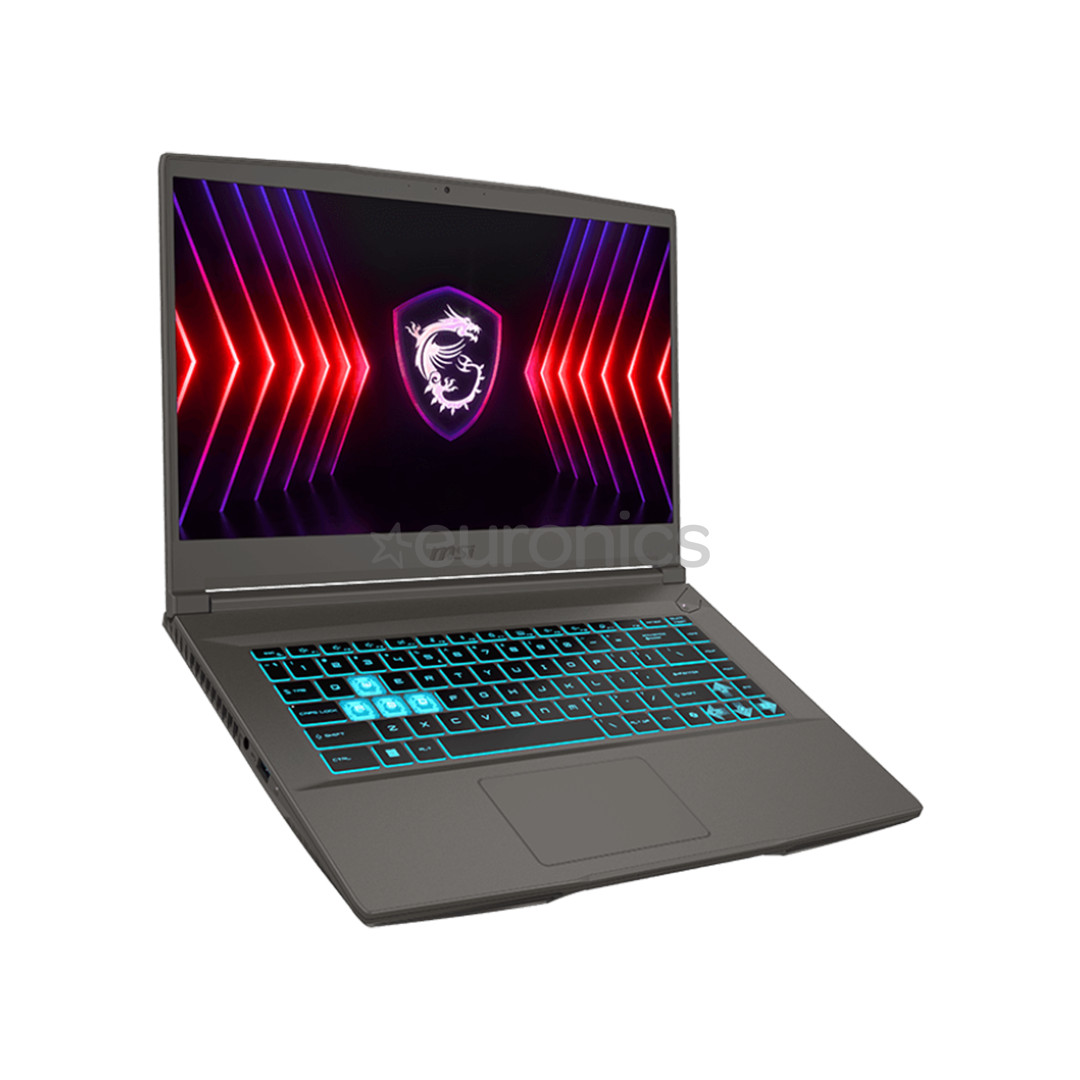 MSI Thin A15, 15,6'', 144 Hz, Ryzen 5, 16 GB, 512 GB, RTX 3050, ENG, cosmos gray - Notebook