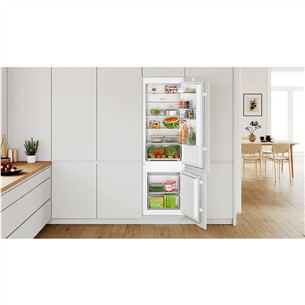 Bosch, Series 2, 270 л, высота 178 см - Интегрируемый холодильник