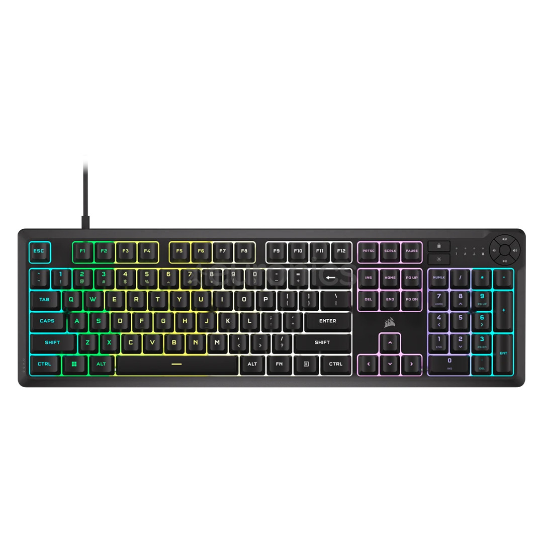 Corsair K55 Core RGB, ENG, black - Keyboard