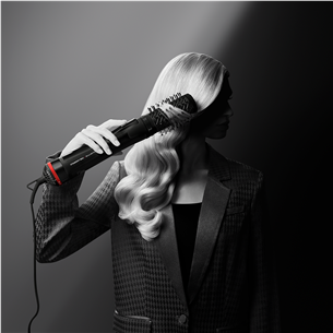 Rowenta x Karl Lagerfeld Brush Activ', 1000 W, must - Föön-koolutaja