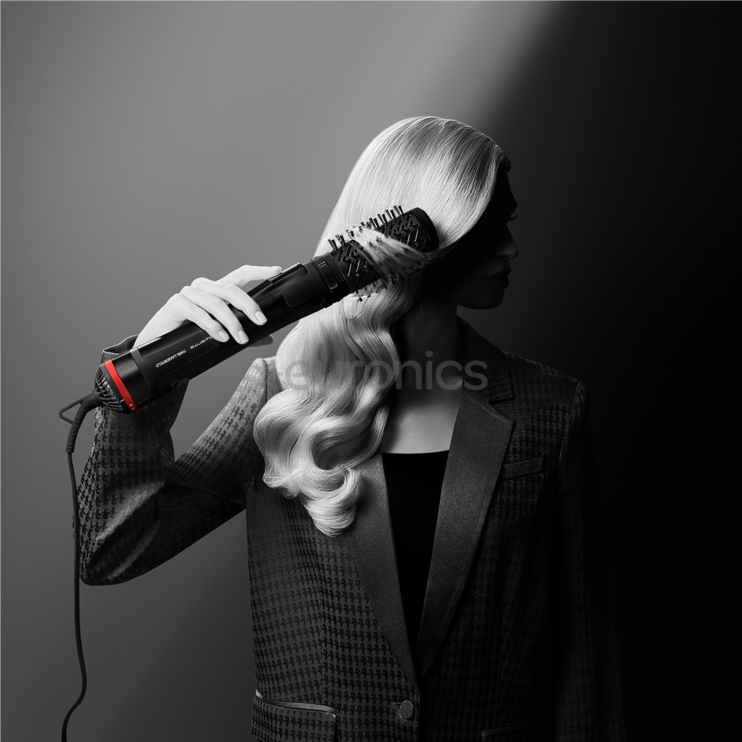 Rowenta x Karl Lagerfeld Brush Activ', 1000 W, black/red - Rotating air styler