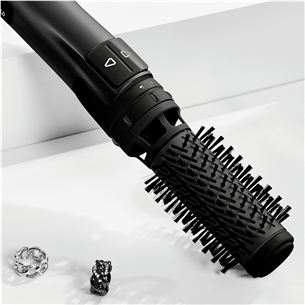 Rowenta x Karl Lagerfeld Brush Activ', 1000 W, must - Föön-koolutaja