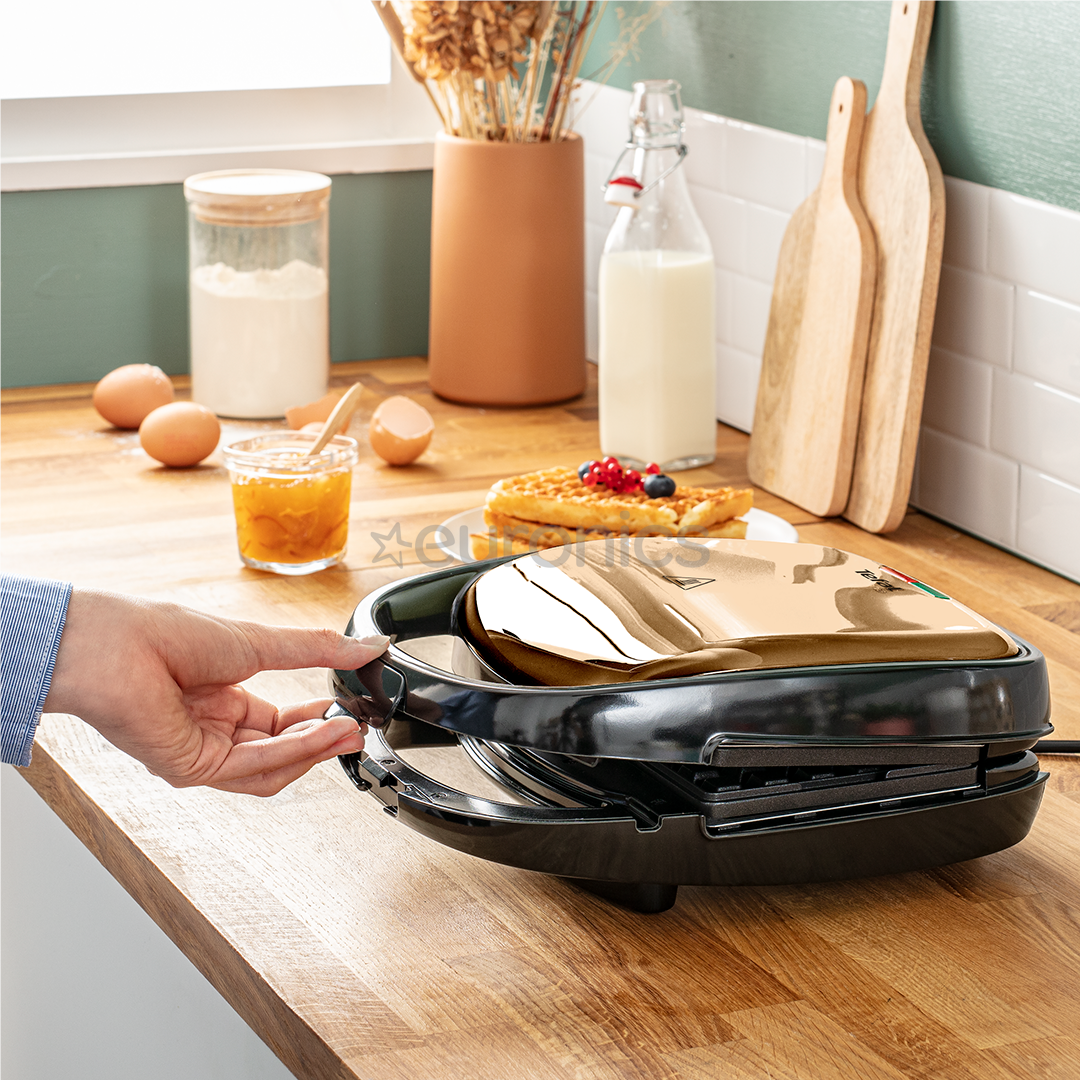 Tefal Snack Time Coppertinto, 700 W, vask - Võileiva- ja vahvlimasin