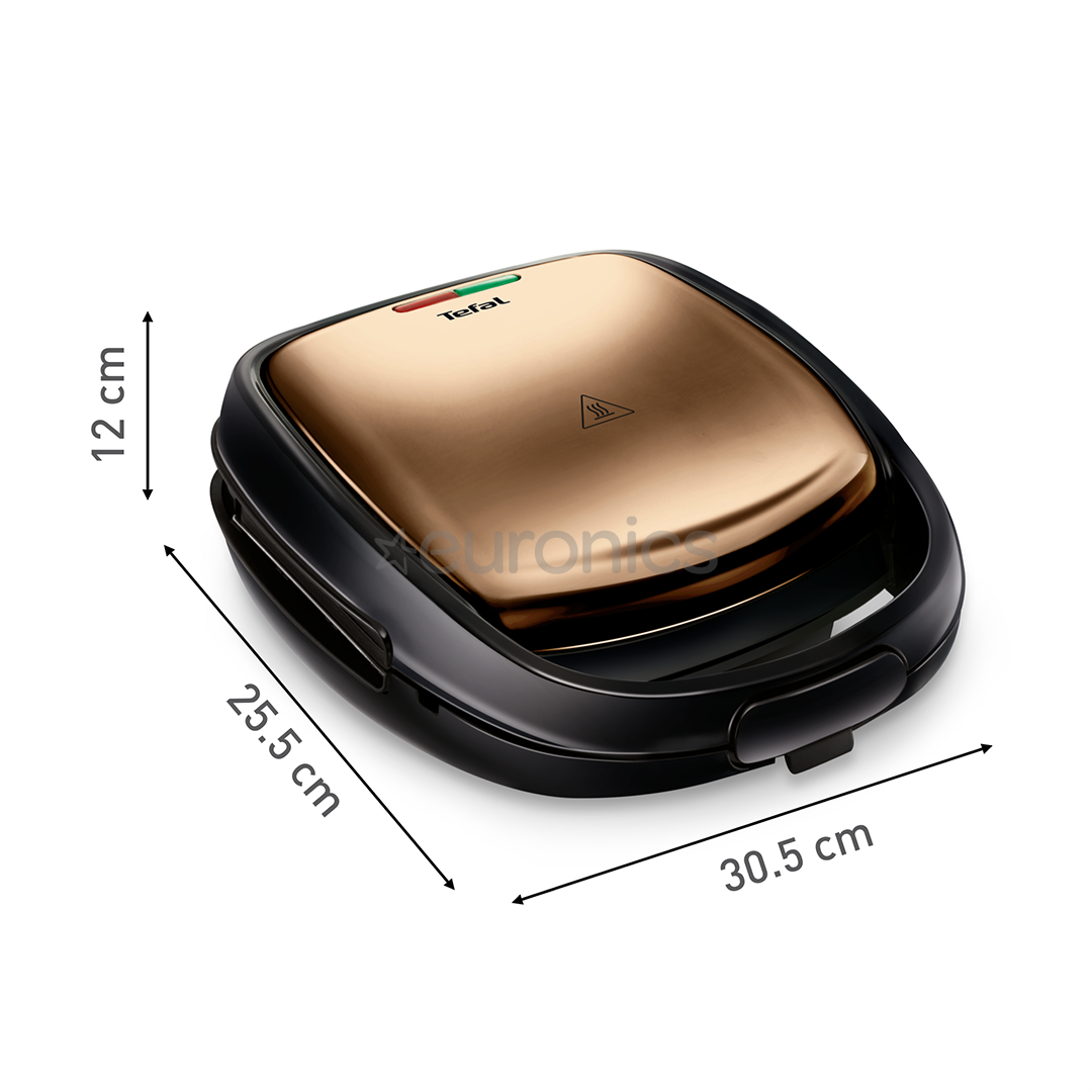 Tefal Snack Time Coppertinto, 700 W, vask - Võileiva- ja vahvlimasin
