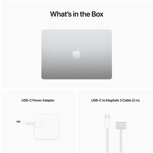 Apple MacBook Air 13 (2022), M2 8C/8C, 16 ГБ, 256 ГБ, ENG, серебристый - Ноутбук