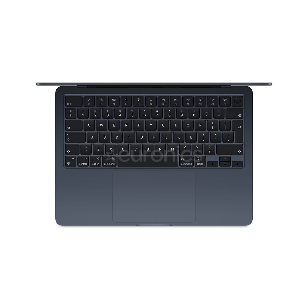 Apple MacBook Air 13'' (2024), M3 8C/8C, 16 GB, 256 GB, ENG, must - Sülearvuti