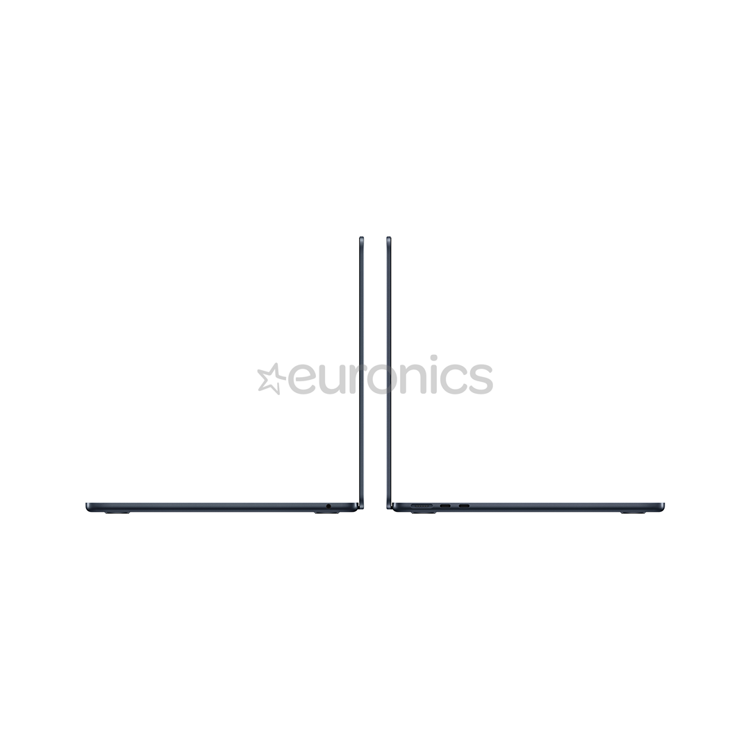 Apple MacBook Air 13'' (2024), M3 8C/8C, 16 GB, 256 GB, ENG, must - Sülearvuti