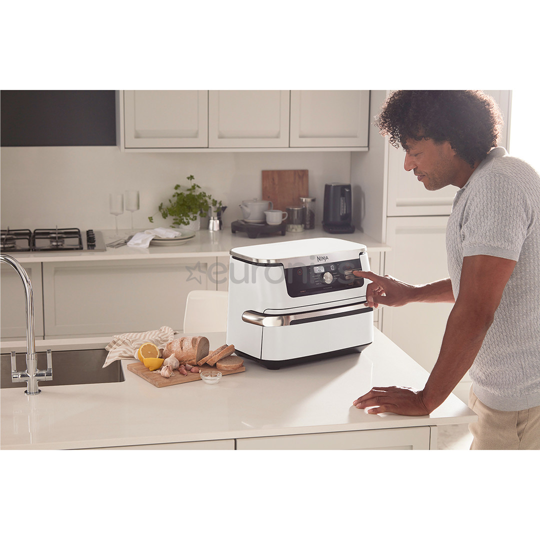 Ninja Foodi FlexDrawer Dual, 10.4 L, 2470 W, valge - Kuumaõhufritüür