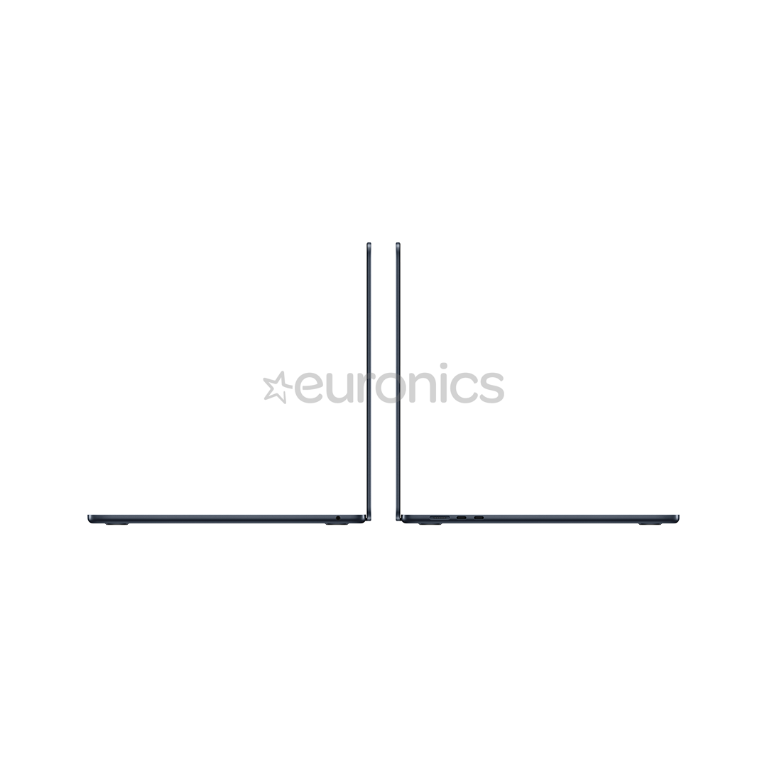 Apple MacBook Air 15'' (2024), M3 8C/10C, 24 GB, 512 GB, ENG, must - Sülearvuti