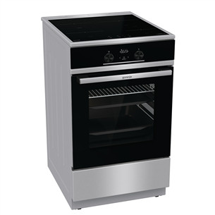 Gorenje, 70 L, width 50 cm, inox - Induction cooker with electric oven