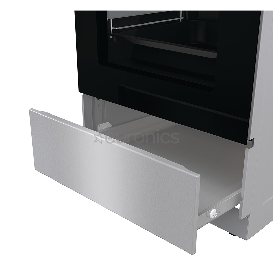 Gorenje, 70 L, width 50 cm, inox - Induction cooker with electric oven