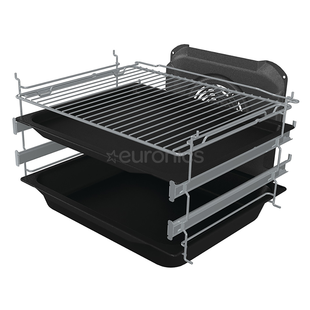 Gorenje, 70 L, width 50 cm, inox - Induction cooker with electric oven