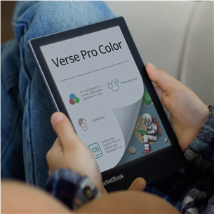 PocketBook Verse Pro Color, 6'', 16 GB, must - E-luger