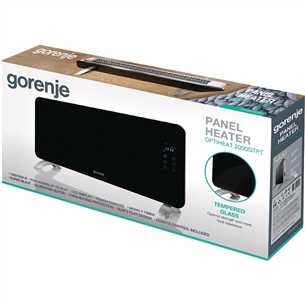 Gorenje, 2000 W, must - Soojapuhur