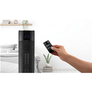 Gorenje, 2000 W, must - Soojapuhur