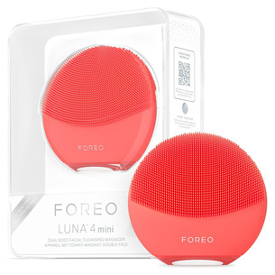 Foreo Luna 4 mini, punane - Näopuhastusseade LUNA4MINI.CORAL
