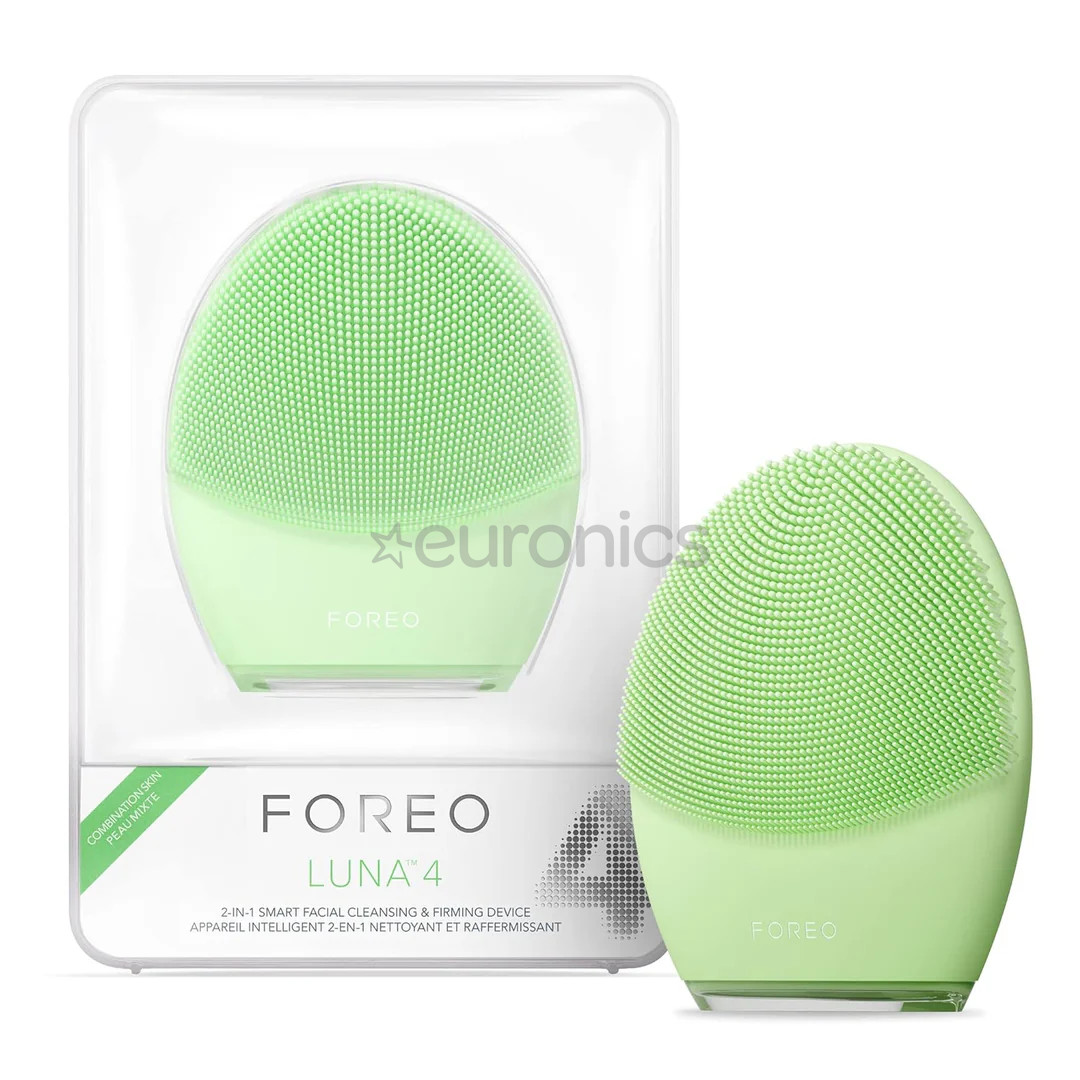 Foreo Luna 4, комбинированная кожа, зеленый - Прибор для очищения лица