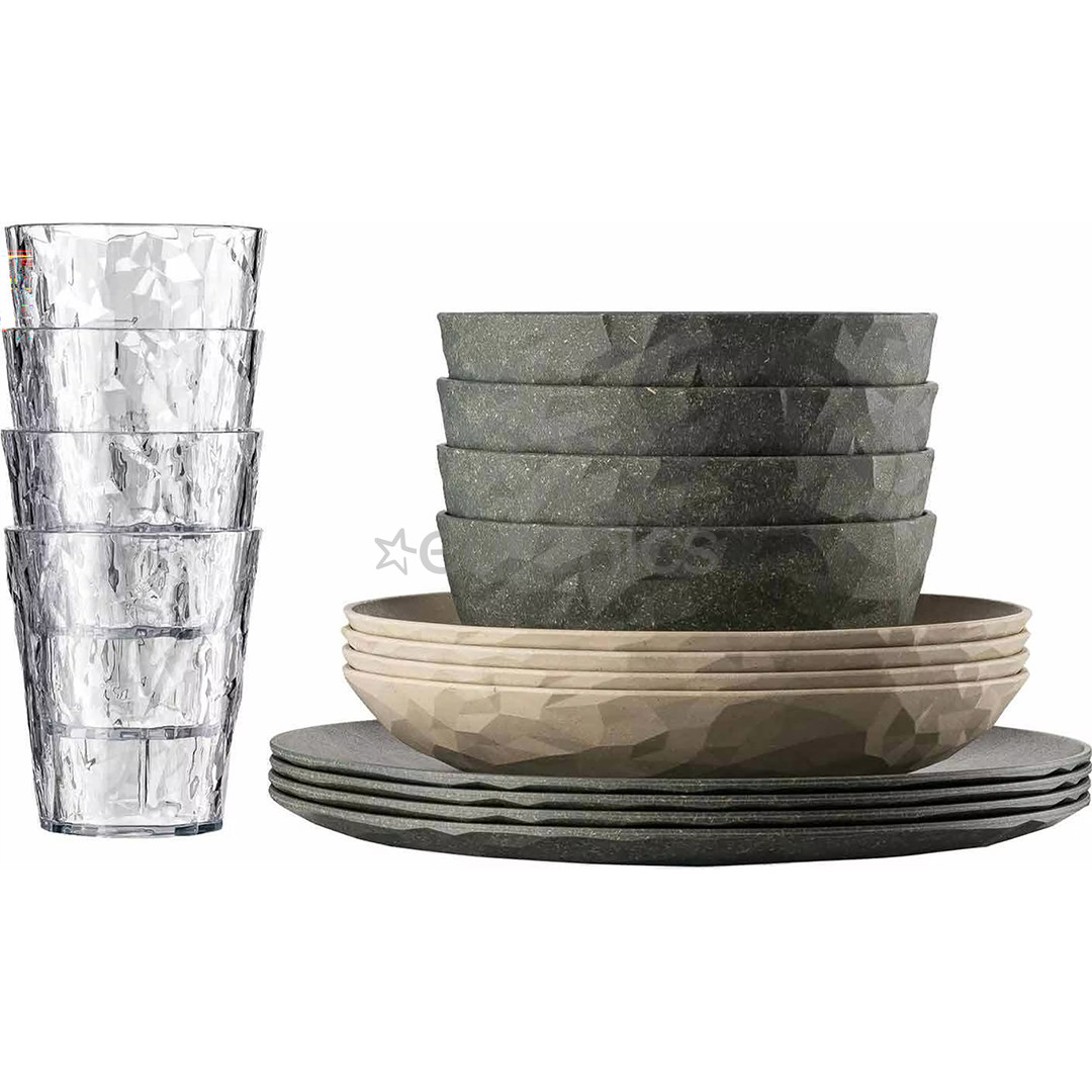 Koziol CLUB SET GÖTEBORG, 16-osaline - Lauanõude komplekt