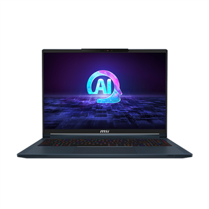 MSI Stealth 16 AI Studio 20Y Anniversary Edition, 16'', 240 Hz, QHD+, Ultra 9, 16 GB, 1 TB, RTX 4070, ENG, sinine - Sülearvuti komplekt